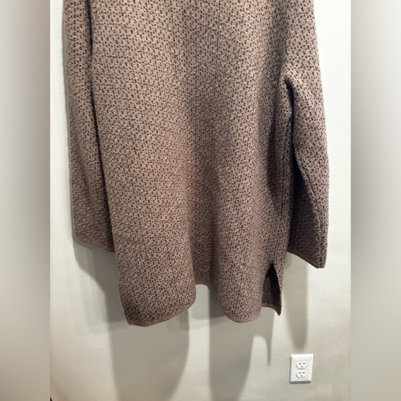 Madewell Brown patterned coat cardigan wool blend warm winter fall cabin core - Picture 14 of 16